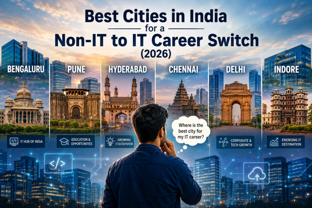 Best Cities in India for a Non-IT to IT Career Switch (2026)