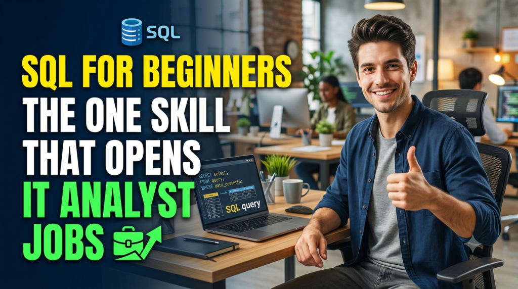 SQL for Beginners: The One Skill That Opens IT Analyst Jobs
