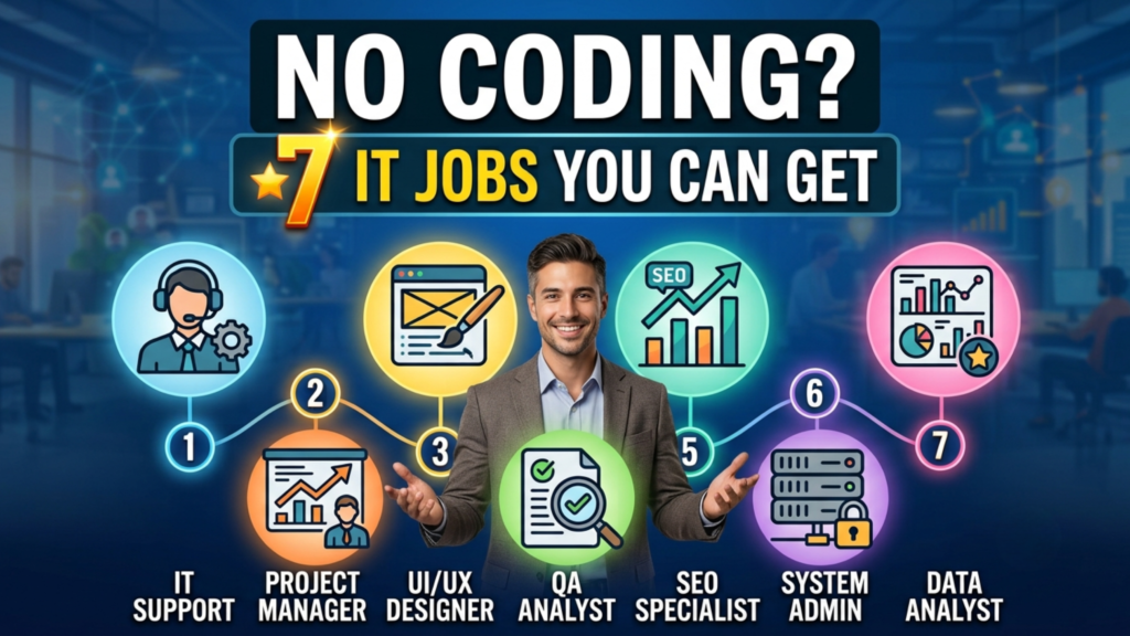 No Coding Skills? Here Are 7 IT Jobs You Can Still Get